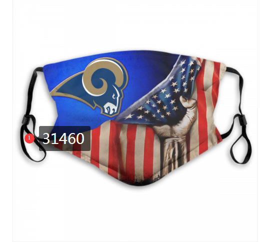 NFL 2020 Indianapolis Colts 126 Dust mask with filter